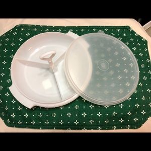 Vintage Tupperware small relish tray